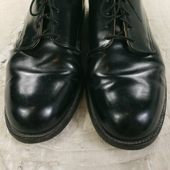 Endicott Johnson Corp Oxford Dress Shoes Service Military Mens Size 9.5 R main image 5
